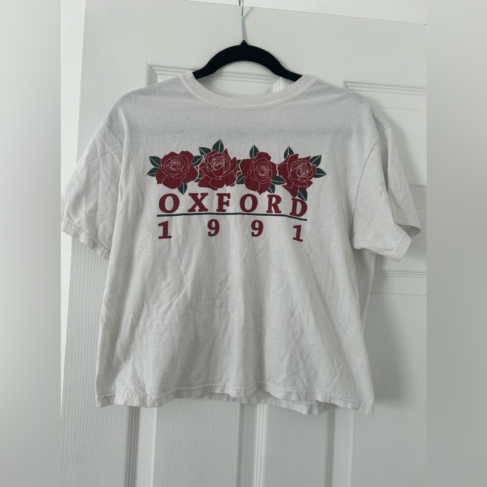 Vintage 90’s Oxford Rose Crop Top